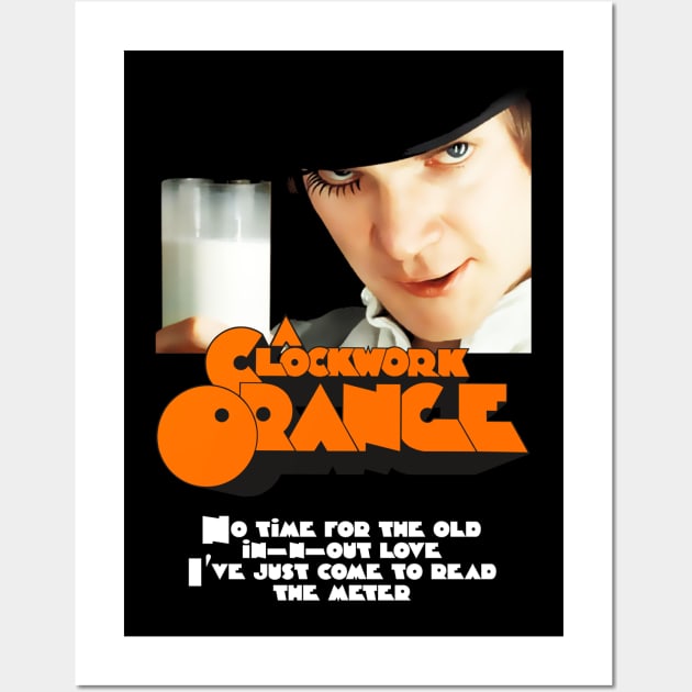 A Clockwork Orange Quote Design Wall Art by HellwoodOutfitters